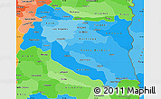 Political Shades Simple Map of BIOBIO