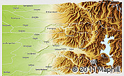 Physical 3D Map of Tucapel