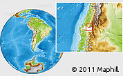 Physical Location Map of Tucapel, highlighted parent region