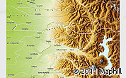 Physical Map of Tucapel
