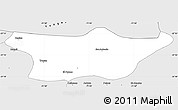 Silver Style Simple Map of Tucapel