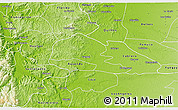 Physical 3D Map of Yumbel