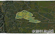 Satellite 3D Map of Yumbel, darken