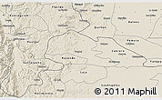 Shaded Relief 3D Map of Yumbel