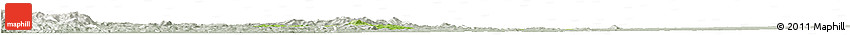 Physical Horizon Map of Yumbel, lighten, semi-desaturated