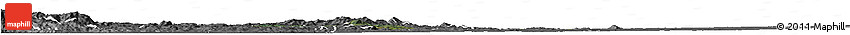 Satellite Horizon Map of Yumbel, desaturated