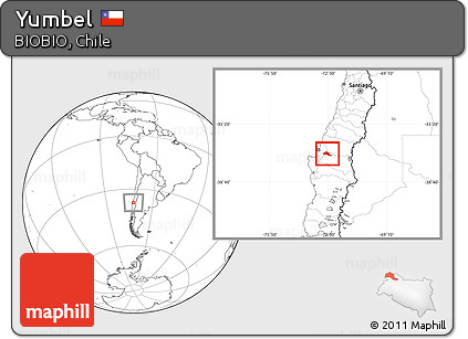 Blank Location Map of Yumbel