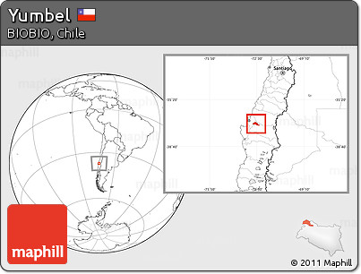 Blank Location Map of Yumbel
