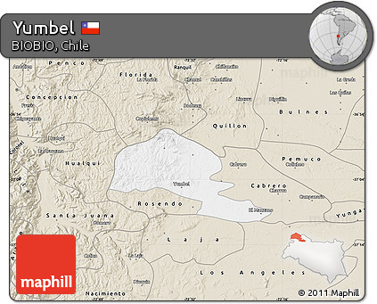 Classic Style Map of Yumbel