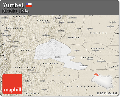 Classic Style Map of Yumbel