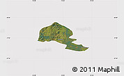 Satellite Map of Yumbel, cropped outside