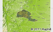 Satellite Map of Yumbel, physical outside
