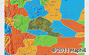Satellite Map of Yumbel, political outside