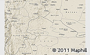 Shaded Relief Map of Yumbel