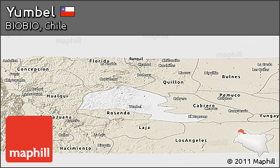 Classic Style Panoramic Map of Yumbel