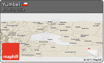 Classic Style Panoramic Map of Yumbel