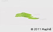 Physical Panoramic Map of Yumbel, cropped outside