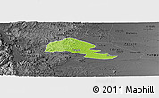Physical Panoramic Map of Yumbel, darken, desaturated