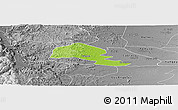 Physical Panoramic Map of Yumbel, desaturated