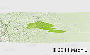 Physical Panoramic Map of Yumbel, lighten