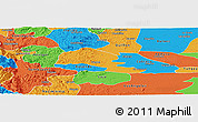 Political Panoramic Map of Yumbel