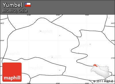 Blank Simple Map of Yumbel, no labels