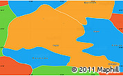 Political Simple Map of Yumbel