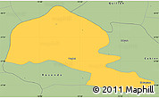 Savanna Style Simple Map of Yumbel
