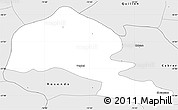 Silver Style Simple Map of Yumbel