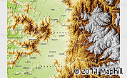 Physical Map of Codegua