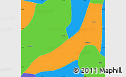 Political Simple Map of Coinco