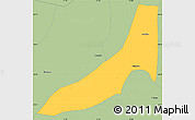 Savanna Style Simple Map of Coinco