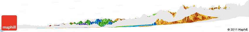 Political Horizon Map of CACHAPOAL, single color outside