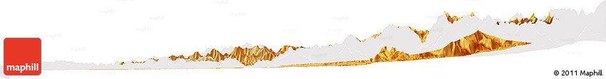 Political Shades Horizon Map of CACHAPOAL, cropped outside