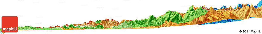 Political Shades Horizon Map of CACHAPOAL