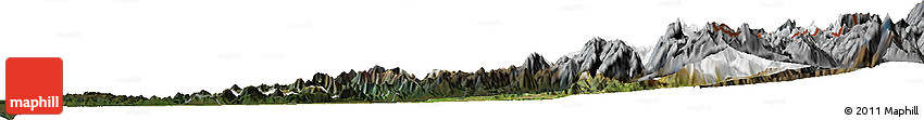 Satellite Horizon Map of CACHAPOAL, darken