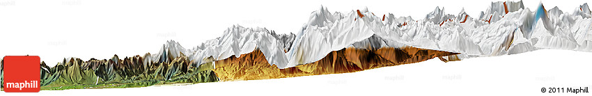 Physical Horizon Map of Machali, satellite outside