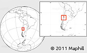Blank Location Map of Machali, highlighted parent region, within the entire country