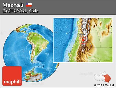 Physical Location Map of Machali