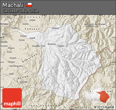 Classic Style Map of Machali