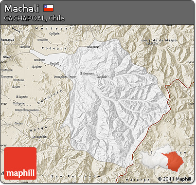 Classic Style Map of Machali