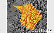 Political Map of Machali, darken, desaturated