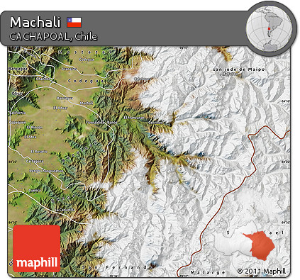 Satellite Map of Machali