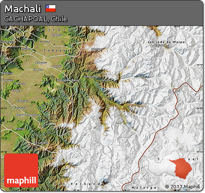 Satellite Map of Machali