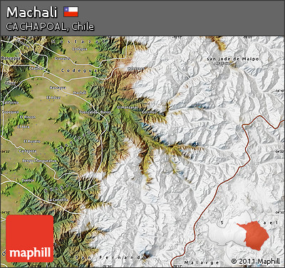 Satellite Map of Machali