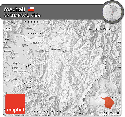 Silver Style Map of Machali
