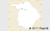 Classic Style Simple Map of Machali, single color outside
