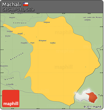 Savanna Style Simple Map of Machali