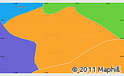 Political Simple Map of Malloa