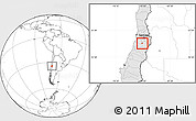 Blank Location Map of Olivar, highlighted country